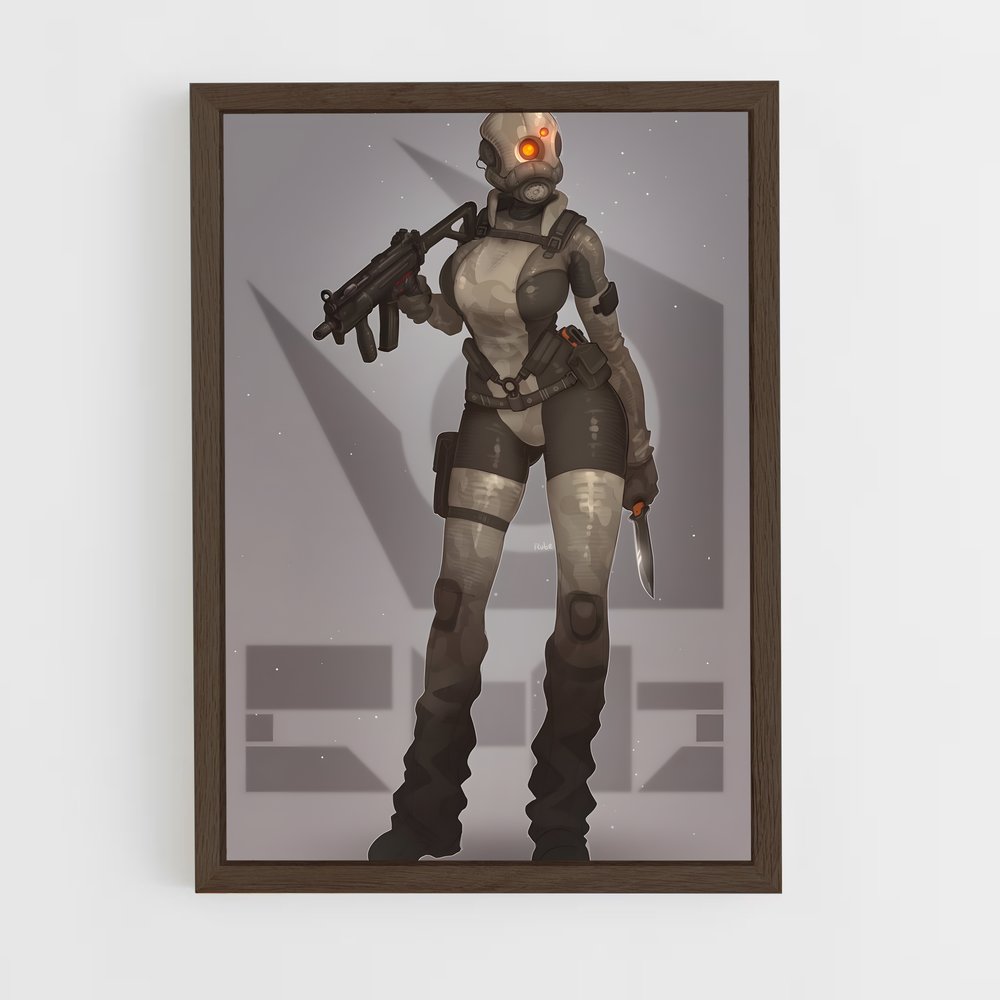 Poster Futuristic Guardian – affiche Half life (vue 5)